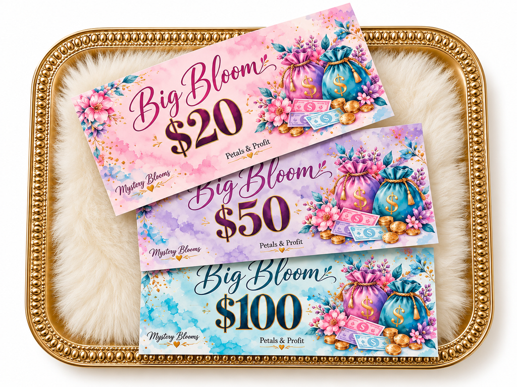 🌸 Mystery Blooms Denomination Savings Binder