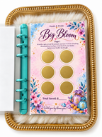 🌸 Mystery Blooms Denomination Savings Binder
