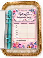 🌸 Mystery Blooms Denomination Savings Binder