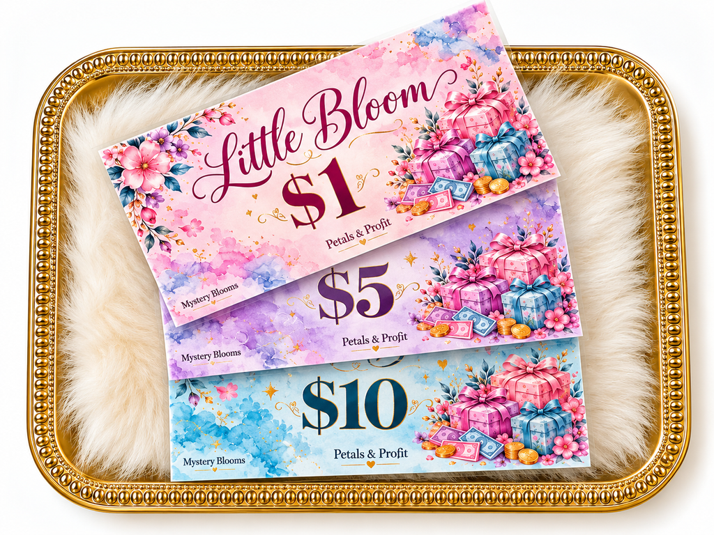 🌸 Mystery Blooms Denomination Savings Binder