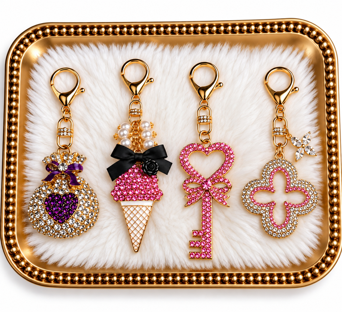 ✨ The Luxe Charm Collection — 4 Charm Bundle