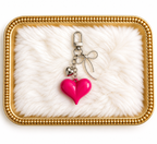 Pretty Pink Heart Charm