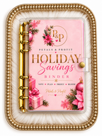 Holiday Savings Binder