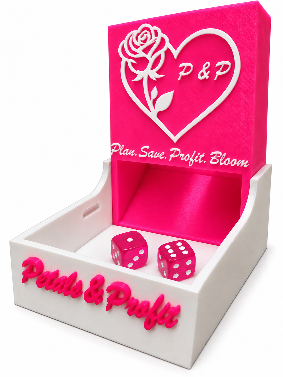 Petals & Profit Collapsible Dice Tower 🎲