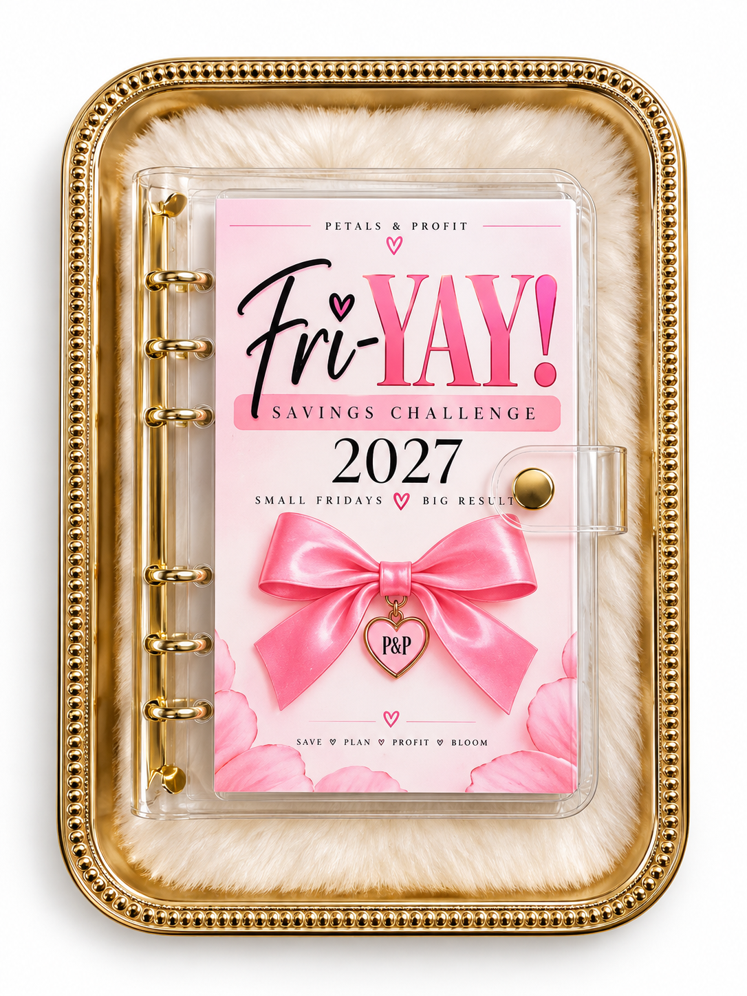 💕 Fri-Yay! 2027 Savings Challenge Binder