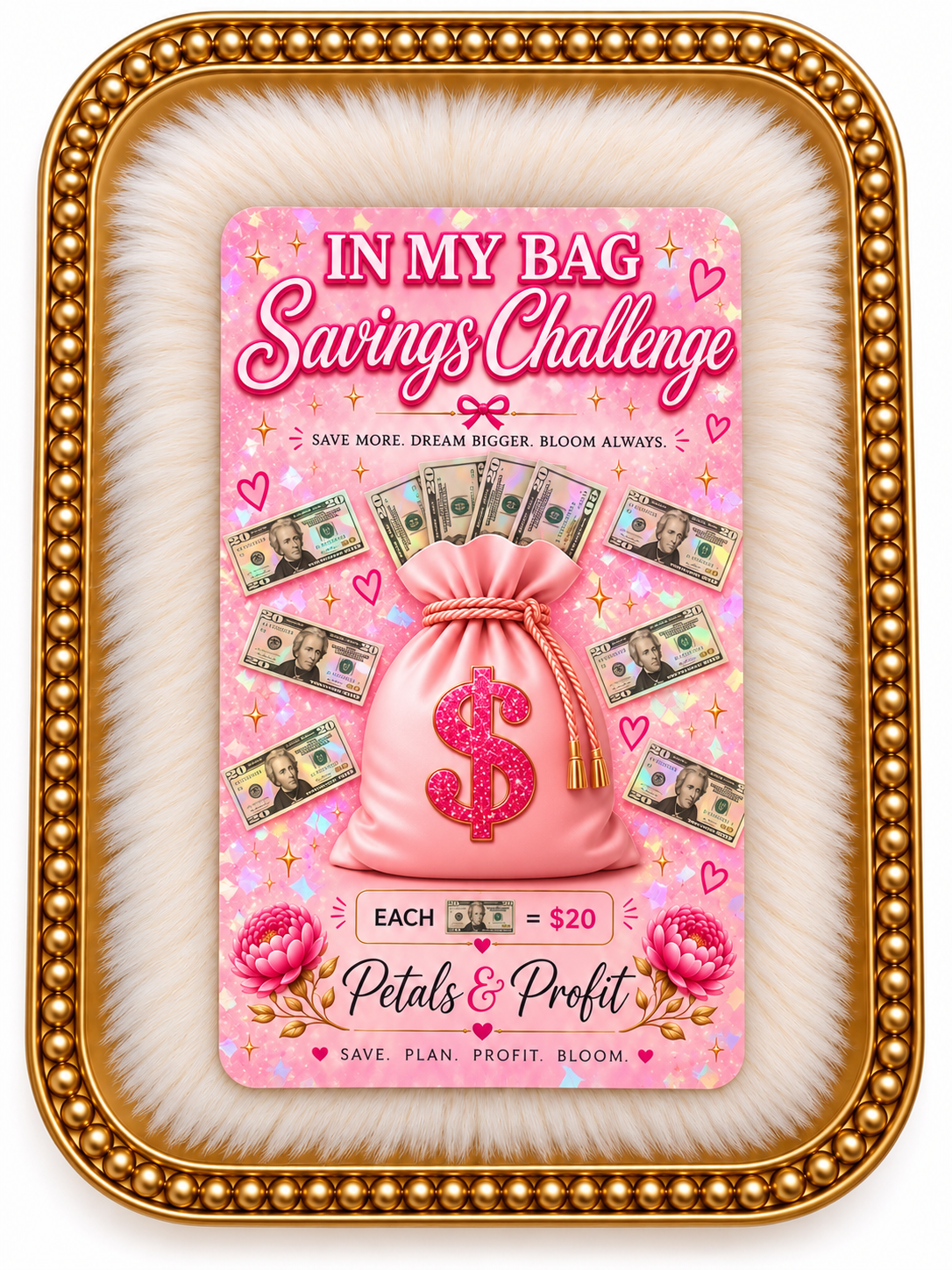 In My Bag Savings Challenge 🎀