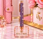 ✨ Bloom & Bling Rhinestone Pearl Pen