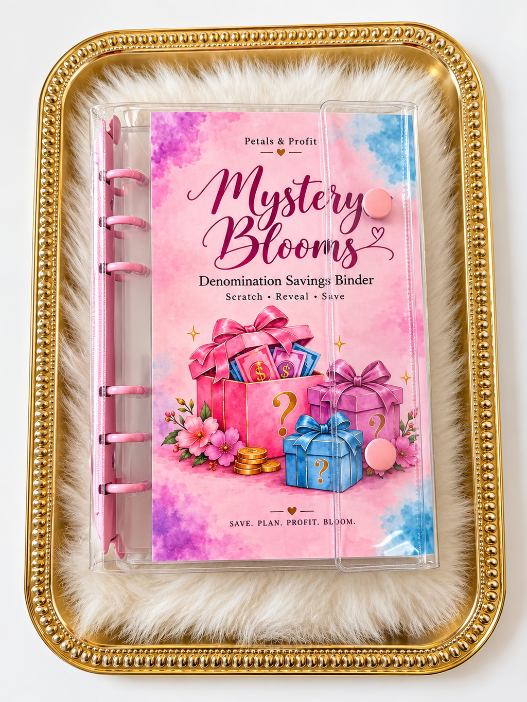 🌸 Mystery Blooms Denomination Savings Binder