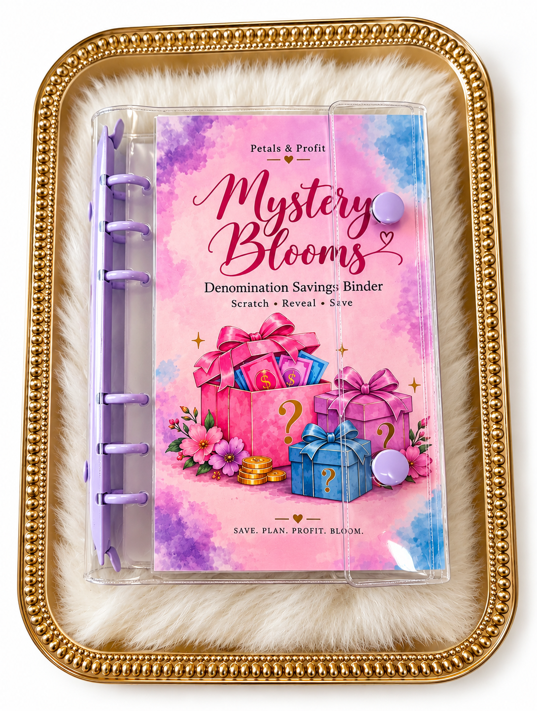 🌸 Mystery Blooms Denomination Savings Binder