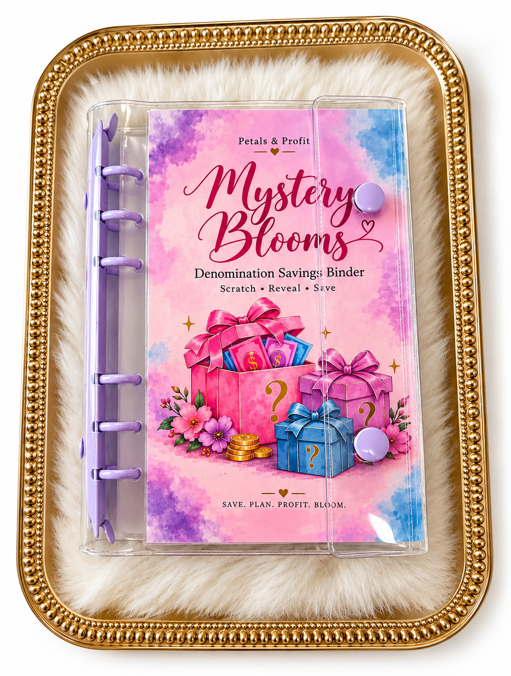 🌸 Mystery Blooms Denomination Savings Binder