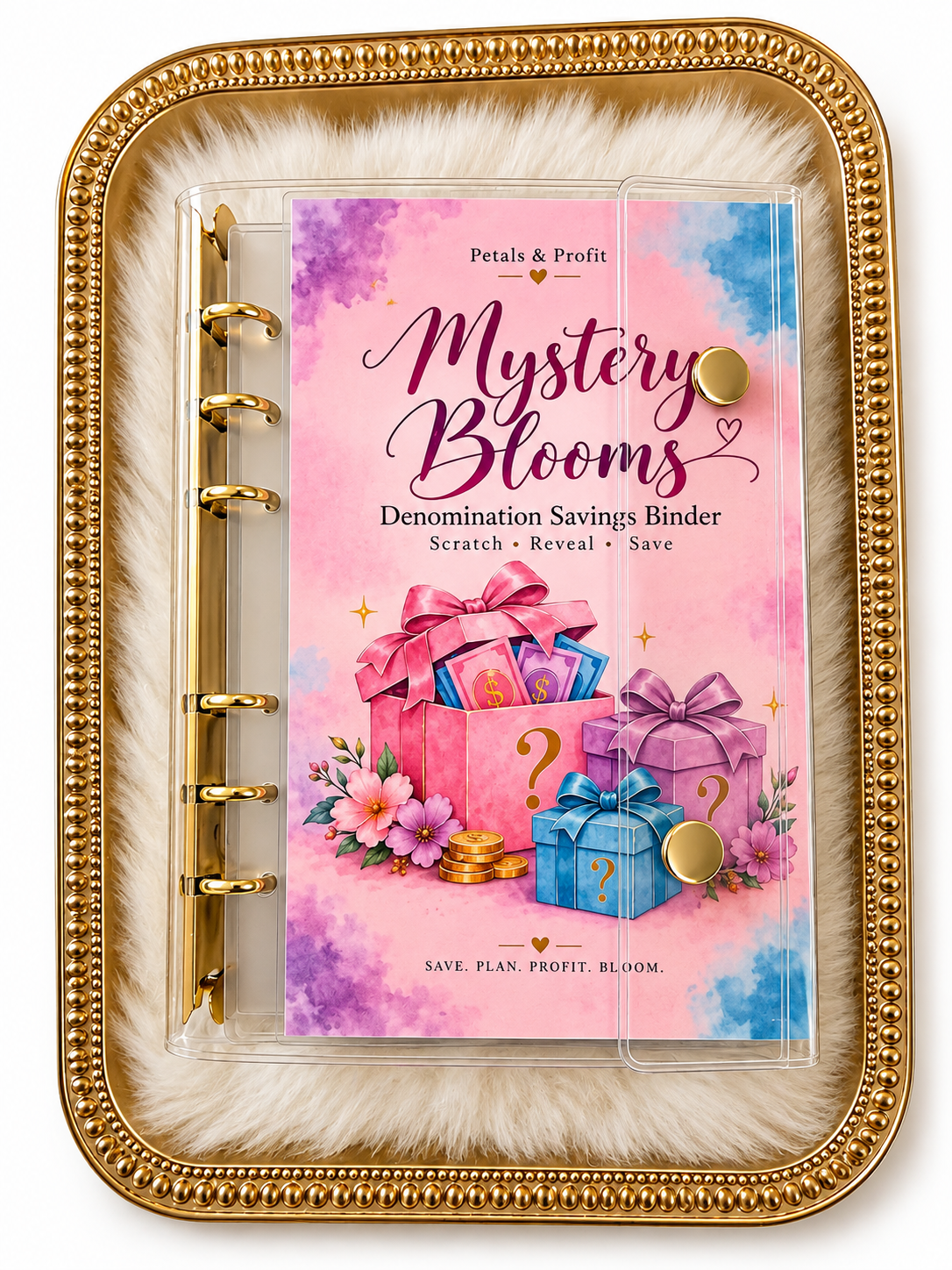 🌸 Mystery Blooms Denomination Savings Binder