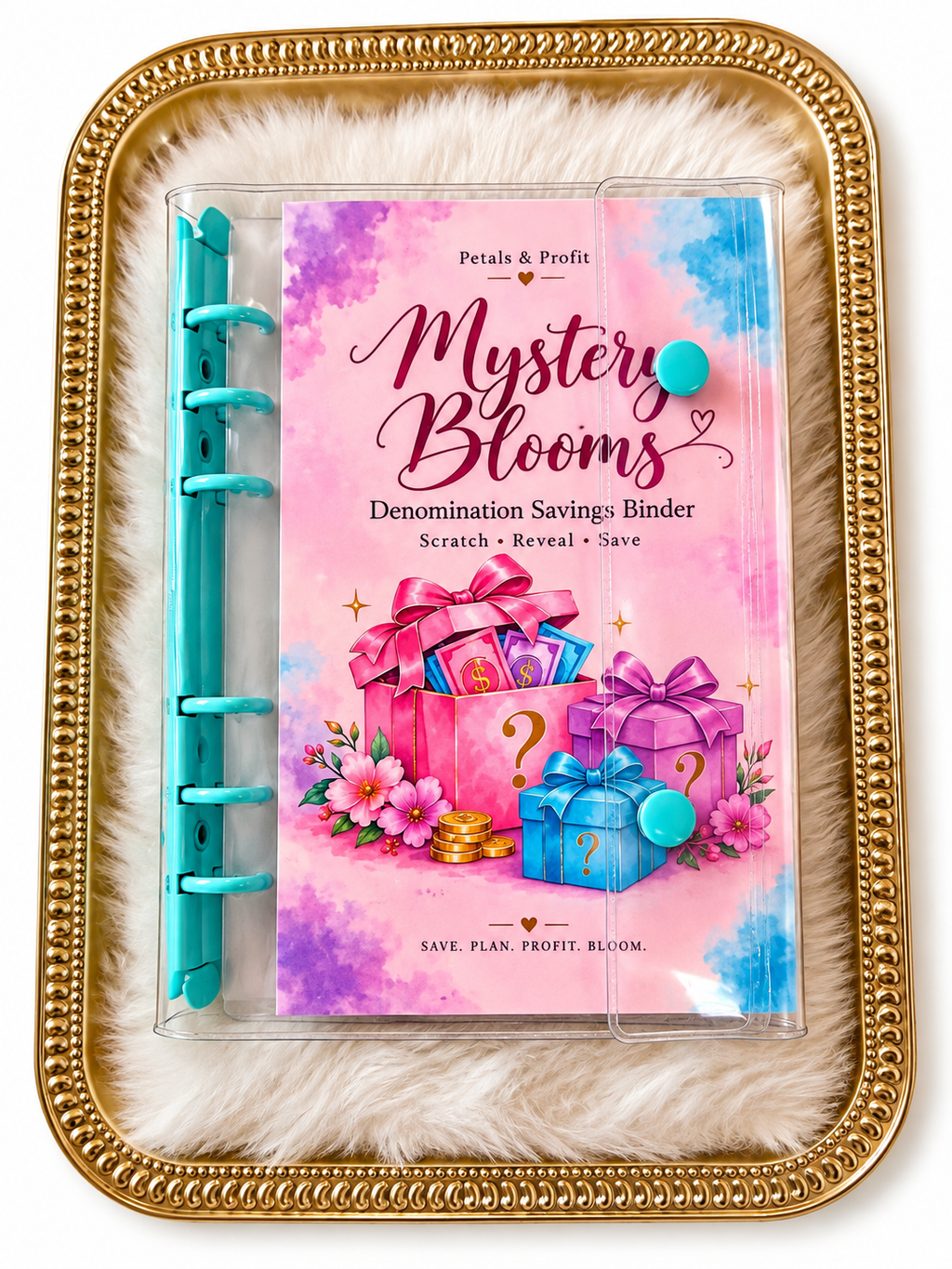 🌸 Mystery Blooms Denomination Savings Binder
